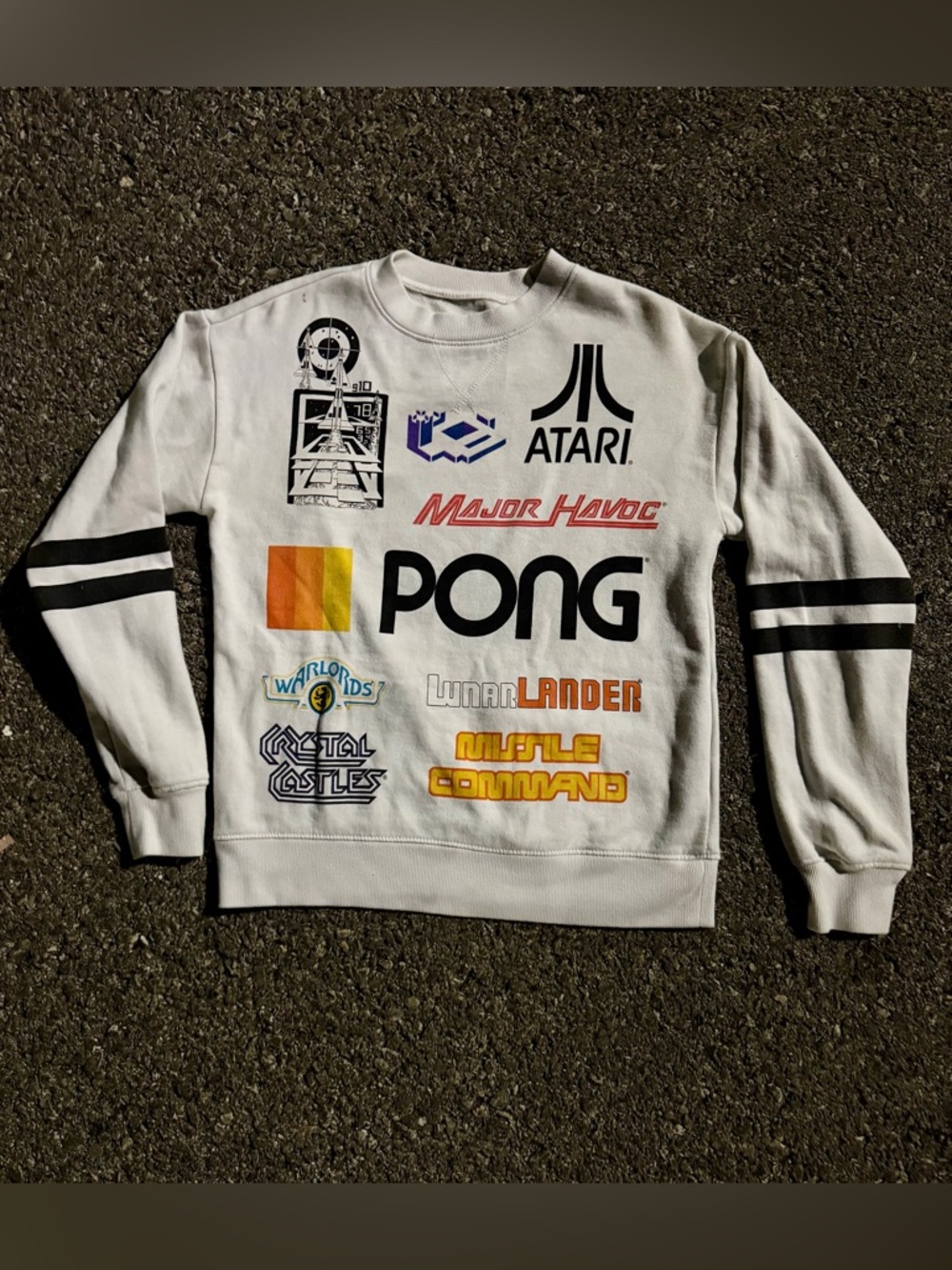 ATARI Pullover Long Sleeve Sweatshirt - Pong Original 2015 (small)
